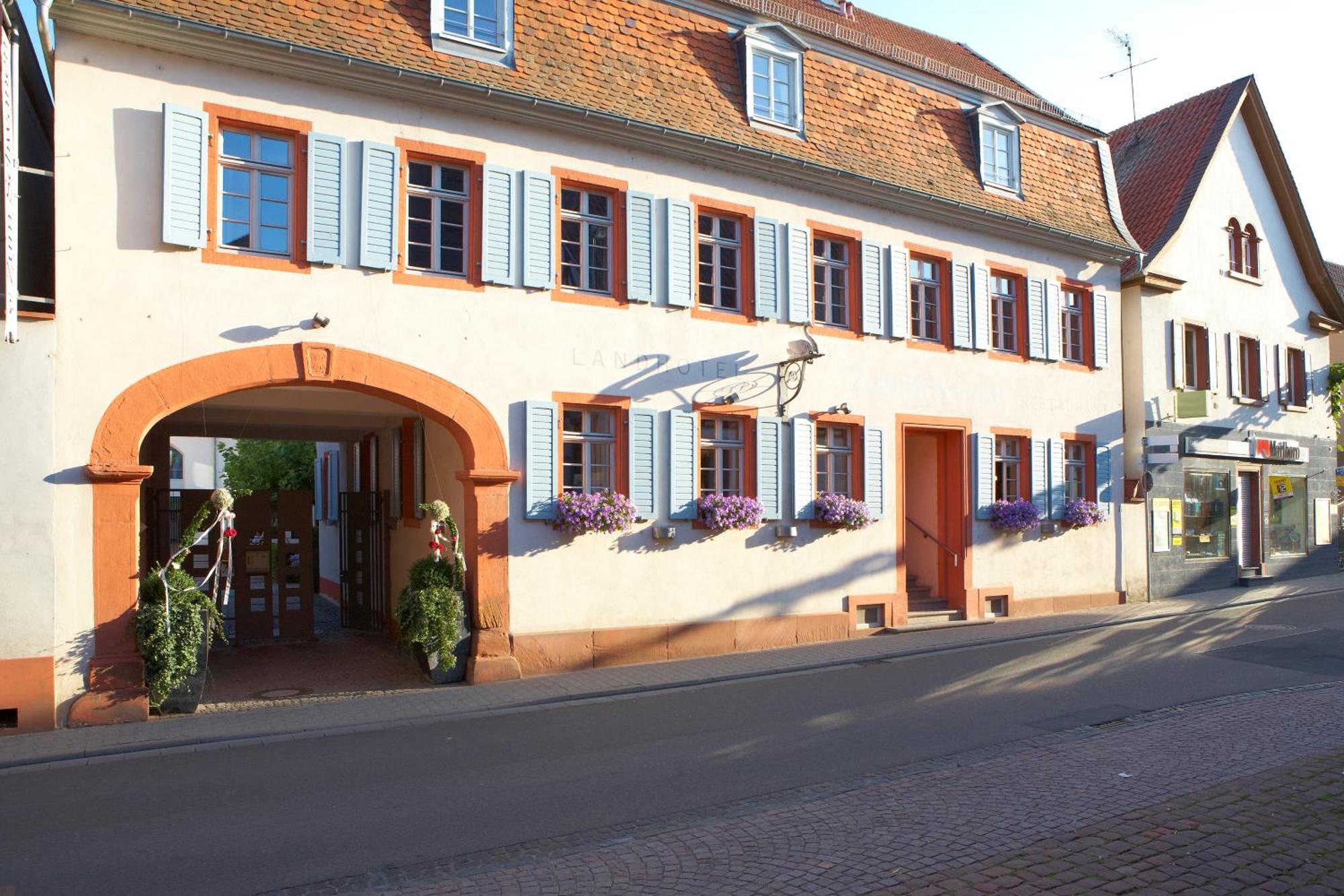 Landhotel Zum Schwanen Mit Restaurant Mona Liza Osthofen Экстерьер фото